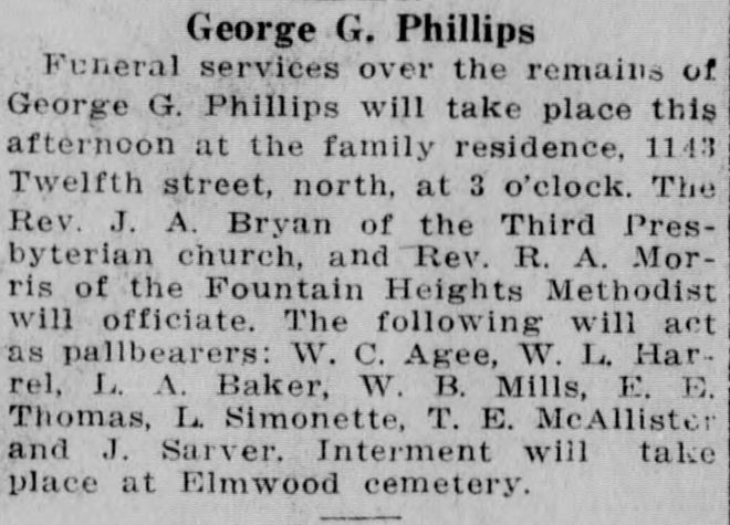 George G. Phillips obituary